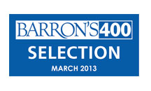  Barron's 400 Index March 2013